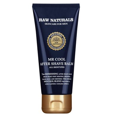 Raw Naturals, Mr. Cool, 100% vegan, erfrischender After-Shave-Balsam, 100 ml