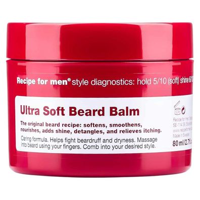 Rezept für Männer, ultraweicher Bartbalsam, Bartbalsam, weichmachend, 80 ml