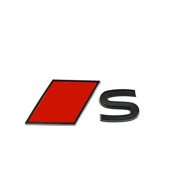 Original Audi S Schriftzug Emblem Raute Aufkleber Kühlergrill schwarz 85H853736C5FQ