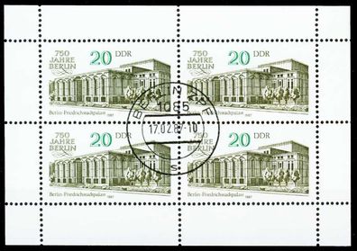 DDR BLOCK Kleinbogen Nr 3078 ESST Kleinbg X2BCB3E