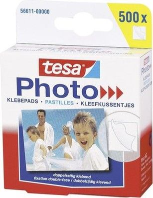 Tesa Photo Klebepads Beidseitig klebend zur Erstellung eines Fotobuches 500 Stk