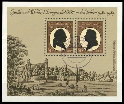 DDR BLOCK Kleinbogen Block 66 gestempelt X5684B6