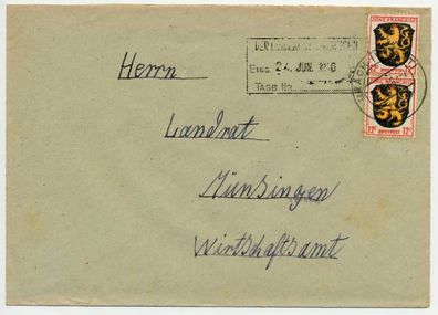 FRANZ. ZONE ALLG. AUSG. Nr 6 BRIEF MEF X5BC302