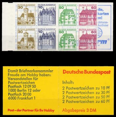 BRD Markenheftchen Nr MH 23c postfrisch SA13A1A