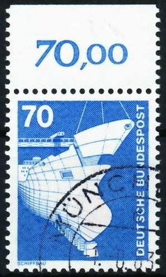 BRD DS Industrie u. Technik Nr 852 gestempelt ORA X667EA6