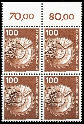 BRD DS Industrie u. Technik Nr 854 postfrisch Viererblo X6680F2