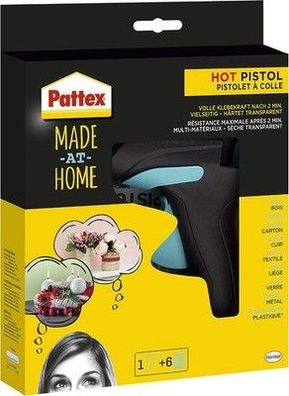 Pattex Made at Home Heißklebepistole, Kleber für kreative Heimwerkarbeiten, Set