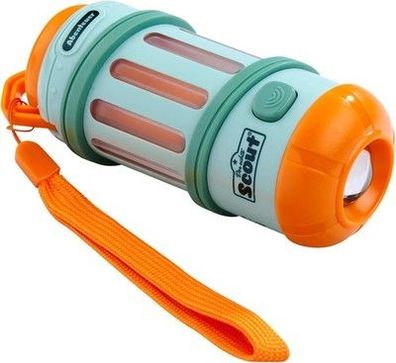 Simba 109452664 - Scout Kinder-Taschenlampe ab 5 Jahre - praktische 2-in-1