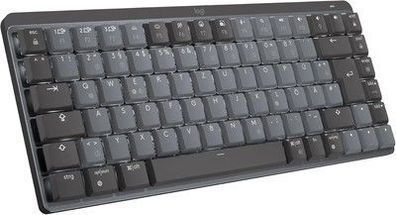 Logitech MX Mechanische kabellose Mini-Tastatur mit Beleuchtung, Lineare Tasten