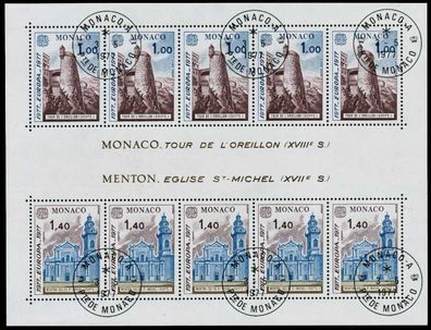 MONACO Block 11 zentrisch gestempelt X760C22