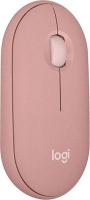 Logitech Pebble Mouse 2 M350s schlanke kabellose Bluetooth-Maus, mobil, Rosa