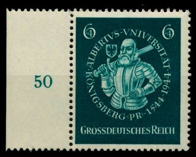 3. REICH 1944 Nr 896 postfrisch SRA X8549B6