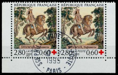 Frankreich 1995 Nr 3091C zentrisch gestempelt WAAGR PAAR X88F42E