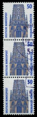 BRD DS Sehenswürdigkeiten Nr 1340AuRI gestempelt 3ER STR X8A74F2