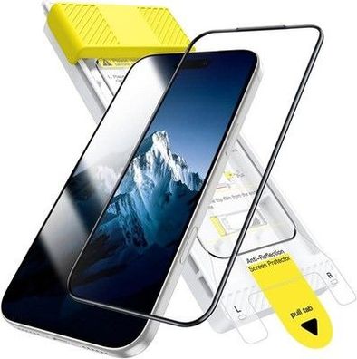 JETech Infinity AR Schutzfolie für iPhone 17 Pro Max, 9H+ 3D Vollabdeckung, AR