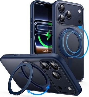 JETech 360 Grad Drehbar Ring Hülle iPhone 17 Pro 6,3 Zoll Stoßfest Handyhülle