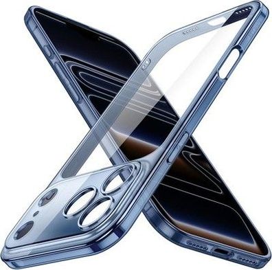 JETech Dünn Hülle für iPhone 17 Pro 6,3 Zoll mit Vollständig Kameraschutz, Blau