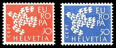 Schweiz 1961 Nr 736-737 postfrisch S71D472