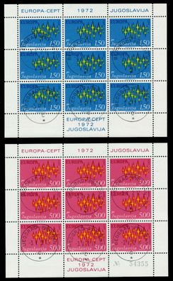 Jugoslawien Nr 1457KB-1458KB ESST zentrisch gestempelt S04276A