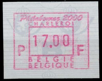 Belgien ATM Nr 43-17.00F postfrisch X93DA6E