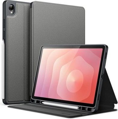 JETech Hülle für Samsung Galaxy Tab S11 mit S Pen Halter Dünn Folio Ständer Grau