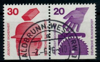BRD BUND Zusammendruck Nr W56 zentrisch gestempelt WAAGR PAA X96994E