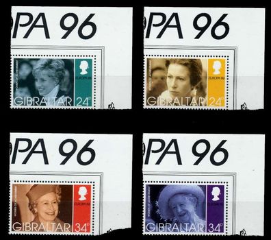 Gibraltar 1996 Nr 755-758 postfrisch ECKE-ORE X691C6A