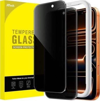 JETech Sichtschutz iPhone 17 Pro Max 6,9 Zoll, Anti-Spy Gehärtete Glas, 2 Stk