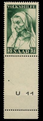 Saarland 1955 Nr 365L postfrisch URA X6D11F2
