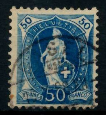 Schweiz ST. HELV Nr 62XAb gestempelt X746A5A