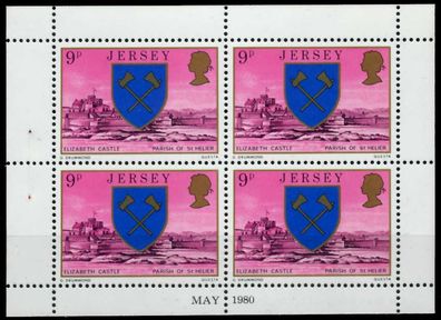 JERSEY Heftchenblatt Nr HB 0-24 MAY80 postfrisch S0186B6