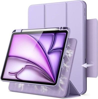 JETech Magnetische Abnehmbare Hülle für iPad Air 11 Zoll M4/M3/M2, Violett
