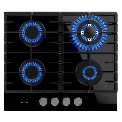 Cecotec Bolero Squad G 4200F Gasherd 8000W 4 Brenner Glas WOK-Brenner