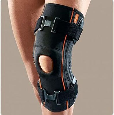 ROTEN Genufit 08 Kniebandage AirX-Gewebe Spiralschienen Patellastabilisator M