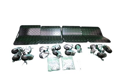 VEVOR Rangierhilfe Auto 4 STK bis 3000 kg Rangierheber Reifenwagen aus Stahl