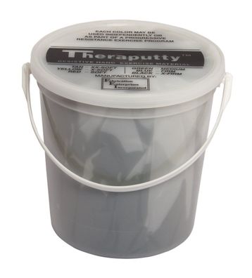 CanDo Antimikrobielle TheraPutty Knetmasse 2,2 kg schwarz sehr schwer