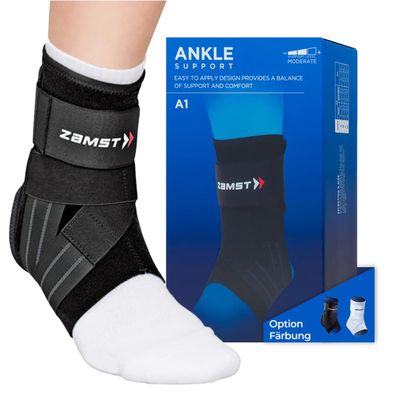 Zamst A1 Sprunggelenkbandage verstellbar anatomische Passform M rechts