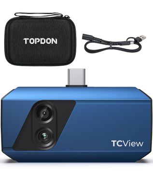 Topdon TC001 Plus Wärmebildkamera Android 512x384 -20 bis 550 Â°C Dual-Objektiv