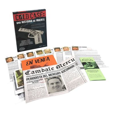 Brettspiel Die Geschichte von Death Cold Case