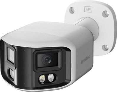Ernitec Deimos Ultra 8MP Bullet 180° Lens & IR/White Light 30m/20m, PoE, IP66 - NDAA