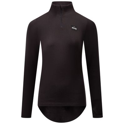 EIVY Women Funktionslongsleeve Journey Merino Wool Rib Top black - Größe: S