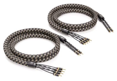 Viablue -SC-6 AIR- Referenz Lautsprecherkabel - Bi-Wiring - Bananas T8 - Cobra