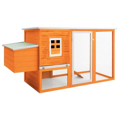 vidaXL Hühnerstall mit 1 Legenest Holz