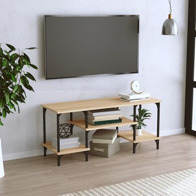 vidaXL TV-Schrank Sonoma-Eiche 102x35x45,5 cm Holzwerkstoff