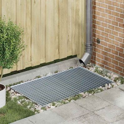 vidaXL Gitter Silber 30 x 30 x 2 cm Feuerverzinkter Stahl