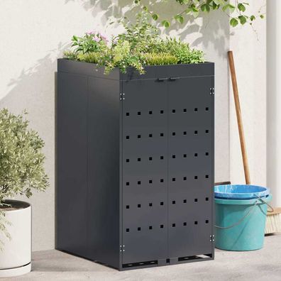 vidaXL Rollabfallbehälter mit Pflanzdach für einen 240L Behälter