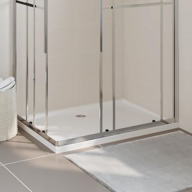 vidaXL Duschtasse ABS Rechteckig Weiß 80x110 cm