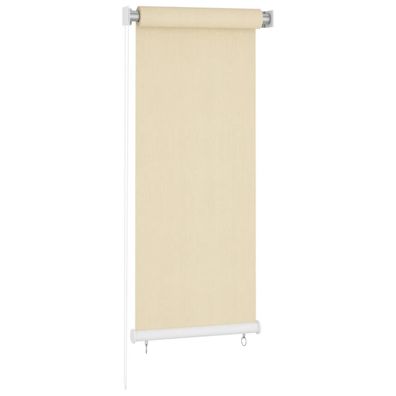 vidaXL Außenrollo Creme 65 (B) x 140 (H) cm HDPE