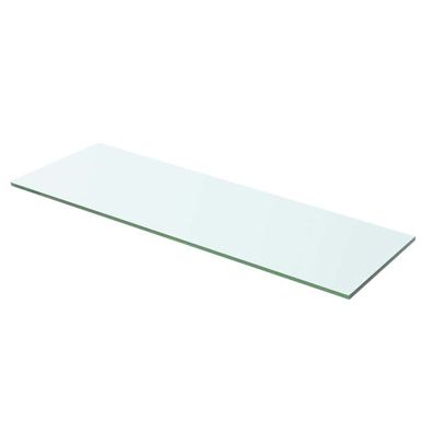 vidaXL Regalboden Glas Transparent 60x15 cm