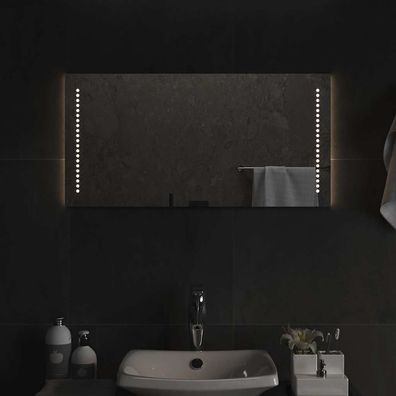 vidaXL LED-Badspiegel 80x40 cm